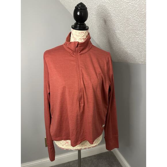 EUC VUORI Womens Crescent 1/2 Zip Wicking Breathable Stretch Running Gym XL - Picture 5 of 7